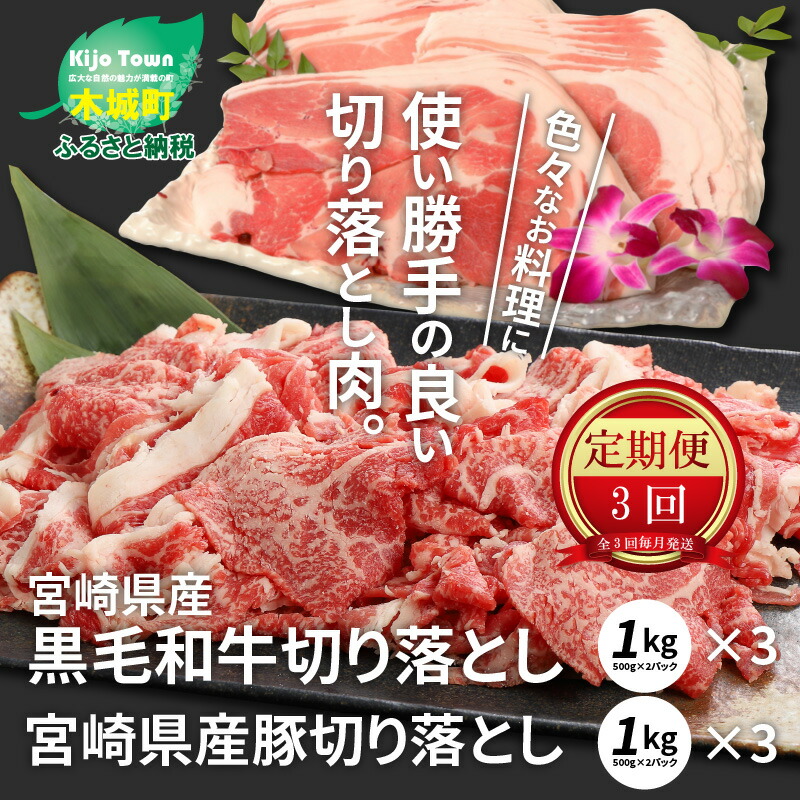 2022新作モデル ふるさと納税 H35-21 ≪3か月お楽しみ定期便≫宮崎牛 県産豚 王道セット 総計3kg 肉 牛肉 豚肉 宮崎県日南市  materialworldblog.com