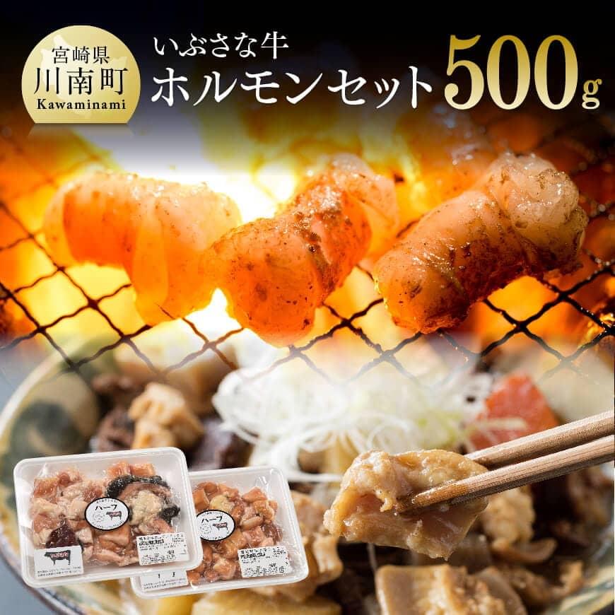 【ふるさと納税】いぶさな牛 ホルモンセット - 牛肉 ホルモン 送料無料 H0505|宮崎県川南町