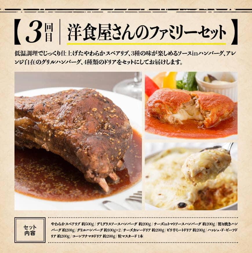 ふるさと納税 洋食屋さんのおいしいおかずセット ヶ月定期便 ハンバーグ チキン南蛮 ドリア グラタン シチュー カレー スペアリブ 手作り たっぷり お楽しみ 詰合せ セット 時短 お手軽 九州産 宮崎県産 川南町産おうち時間 おうち時間 送料無料 川南 G17