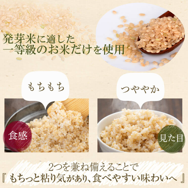 【ふるさと納税】発芽玄米2kg(1kg×2袋)発芽米GAVA(ギャバ)美容健康万能食品五つ星お米マイスター厳選国産鹿児島県薩摩川内市送料無料