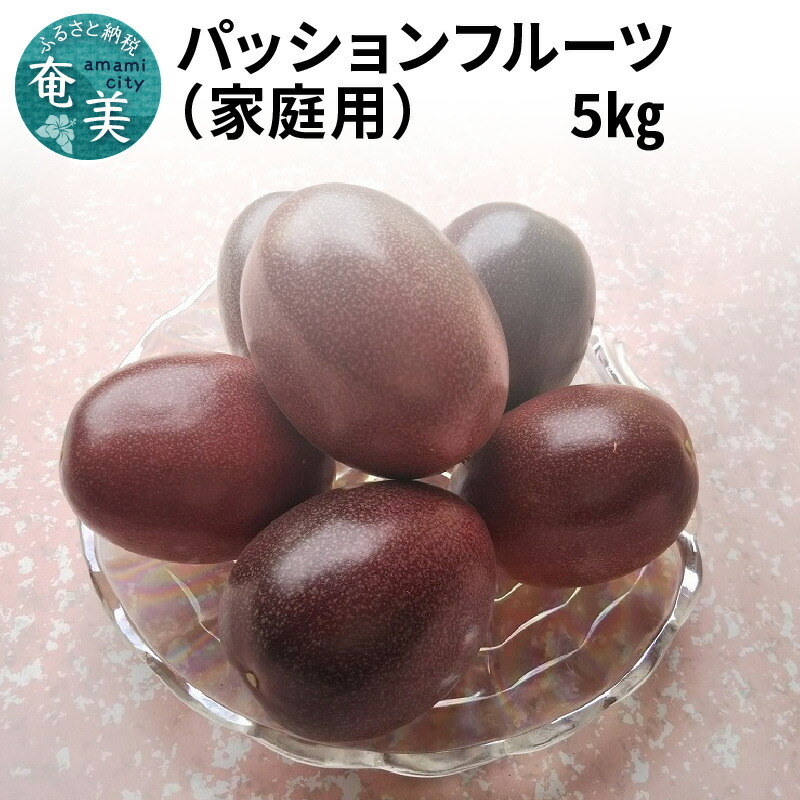 パッションフルーツ 先行予約 2023年 6月 5kg 農家直送 果物 家庭用 大容量 ビタミン 葉酸 トロピカルフルーツ
