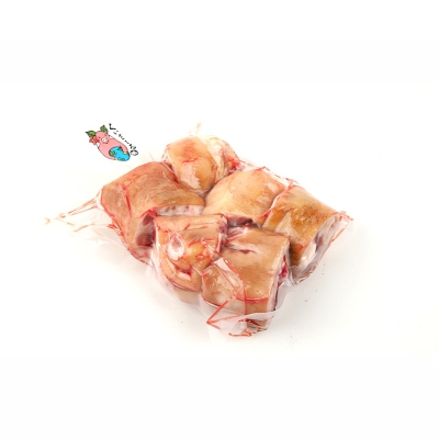 超目玉 12月 コラーゲンたっぷり沖縄県産豚の豚足 チマグ 4kg 焼足毛処理済 Fucoa Cl