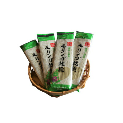 【ふるさと納税】【沖縄ウスリファーム】よみたんモリンガ乾麺（160gx4袋セット）