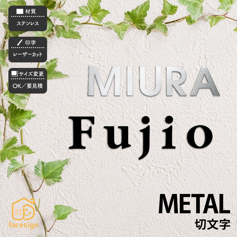 福彫 看板 ステンレス鋼 戸建 おすすめ 今めかしい 分かりやすい 福彫 【METAL 切文字記号】今めかしい 名まえ 一皿 購入注文御手伝いさん