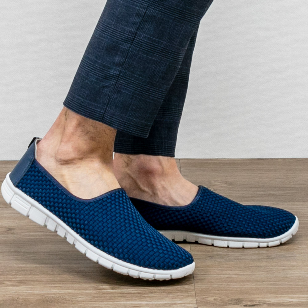 楽天市場 メンズ スニーカー スリッポン ベーシック ネイビー 黒 Black シューズ 紳士靴 室内シューズ ドクターシューズ Rg301 Rockgear 守足雑貨