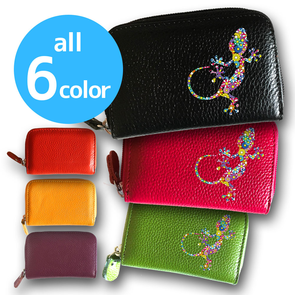 財布 レオパードゲッコー柄 Fave ヒョウモントカゲモドキ 三つ折りミニ財布 三つ折り 財布 フル