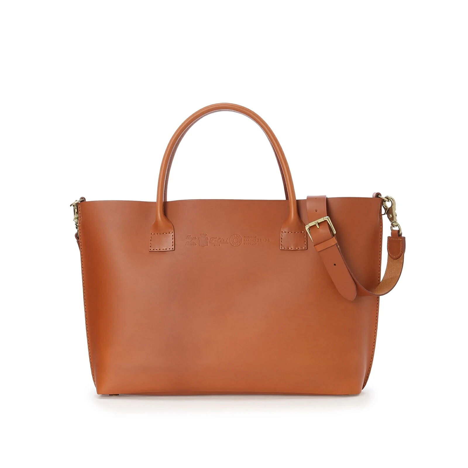 フェリージブラウンナイロン レザー トートバッグ フェリージブラウンナイロン レザー トートバッグ フェリージ