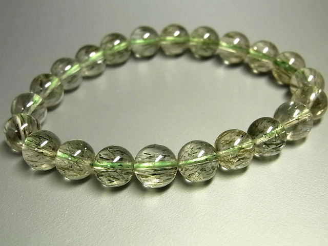 楽天市場】パワーストーン 天然石 最高級 高透明 グリーンルチル