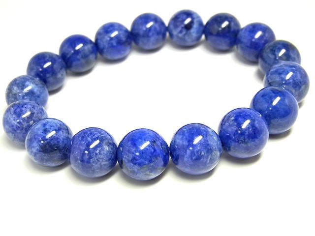 パワーストーン 天然石 ラピスラズリ 瑠璃石 青金石 ブレスレット 12mm 【Felistone】 LapisB39｜ルチルクォーツ専門店