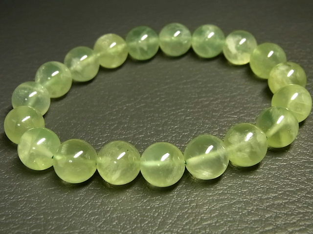 プレナイト　ブレスレット 楽天市場】プレナイト ブレスレット 約7mm ストレート