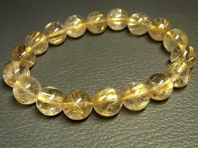 パワーストーン 天然石 タイチンルチル ルチルクォーツ 水晶ブレスレット 11mm 【Felistone】 TRB1386 28,470円