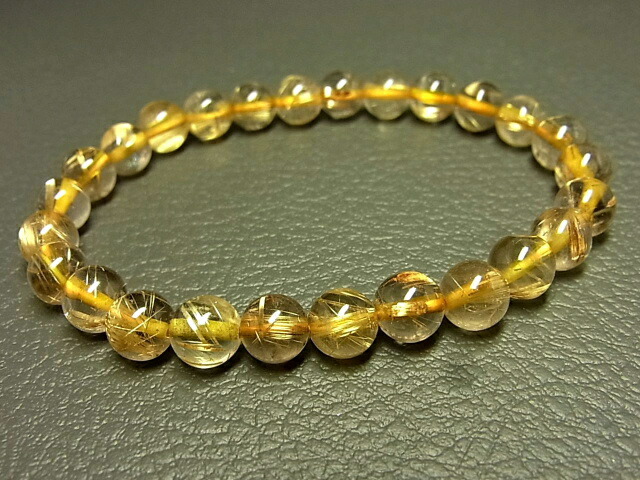 楽天市場】パワーストーン 天然石 高透明 ゴールドルチル ルチル