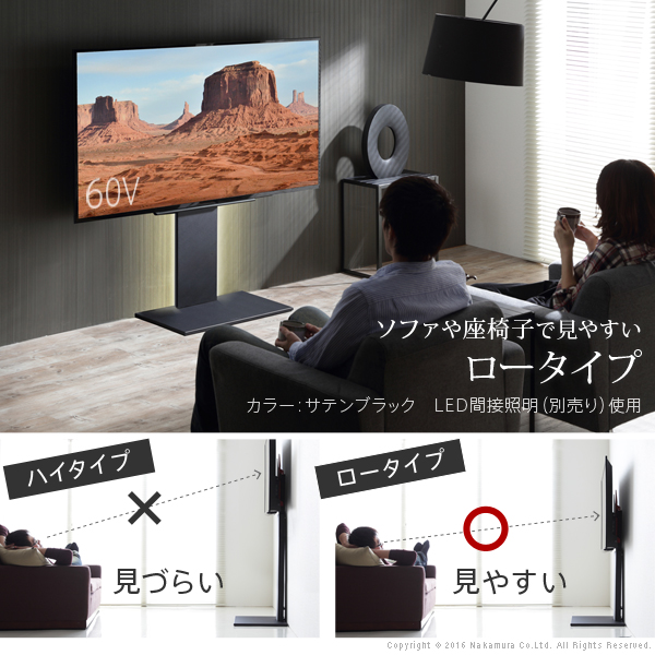 テレビ台 累計50万台 グッドデザイン賞 WALL 壁寄せ テレビスタンド V2