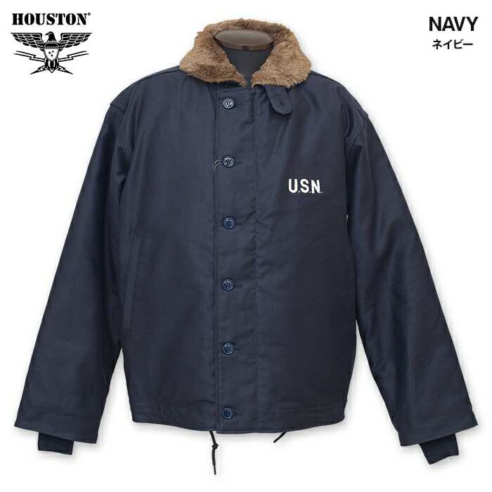 楽天市場】N-1 デッキJKT HOUSTON ヒューストン 40th N-1 TYPE3 デッキ