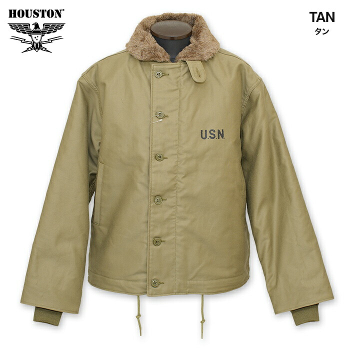 楽天市場】N-1 デッキJKT HOUSTON ヒューストン 40th N-1 TYPE3 デッキ