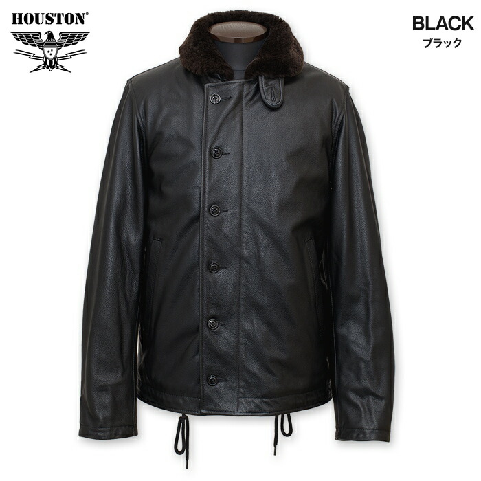 楽天市場】HOUSTONヒューストン◇フェイクムートンN-1デッキジャケット