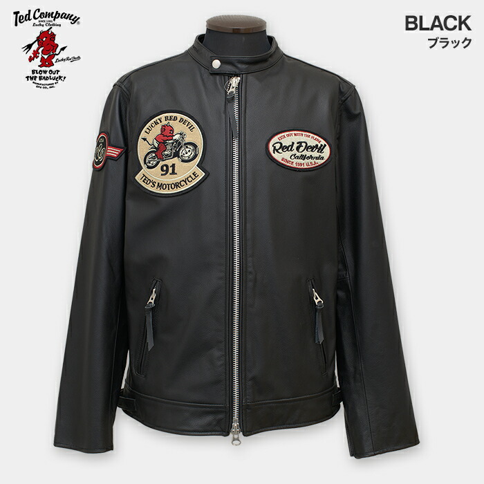 TEDCOMPANY TEDMAN\u0027S シングルライダースジャケット TDRJ-11000