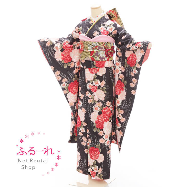 振袖　レンタル／振袖レンタル／振袖レンタル　結婚式／振袖　レンタル　結婚式／結婚式　振袖／振袖　セット／振袖　フルセット／振袖　草履　バッグ／着物　振袖／着物　振袖　レンタル　NRF0039【150cm~165cm】fy16REN07