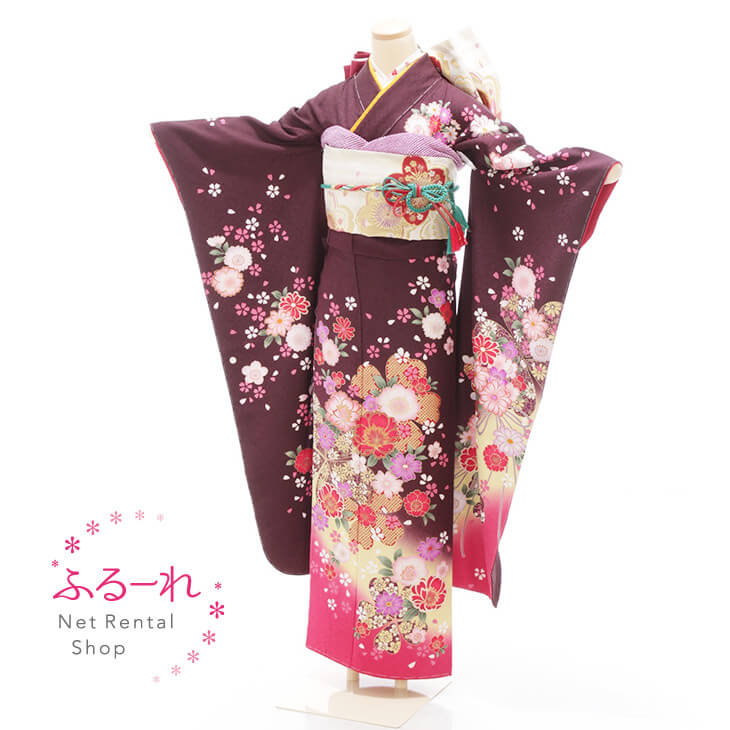 振袖　レンタル／振袖レンタル／振袖レンタル　結婚式／振袖　レンタル　結婚式／結婚式　振袖／振袖　セット／振袖　フルセット／振袖　草履　バッグ／着物　振袖／着物　振袖　レンタル　NRF0089【150cm~165cm】fy16REN07
