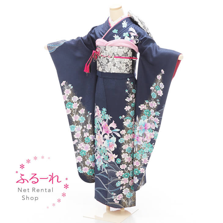 振袖　レンタル／振袖レンタル／振袖レンタル　結婚式／振袖　レンタル　結婚式／結婚式　振袖／振袖　セット／振袖　フルセット／振袖　草履　バッグ／着物　振袖／着物　振袖　レンタル　NRF0093【157cm~165cm】fy16REN07