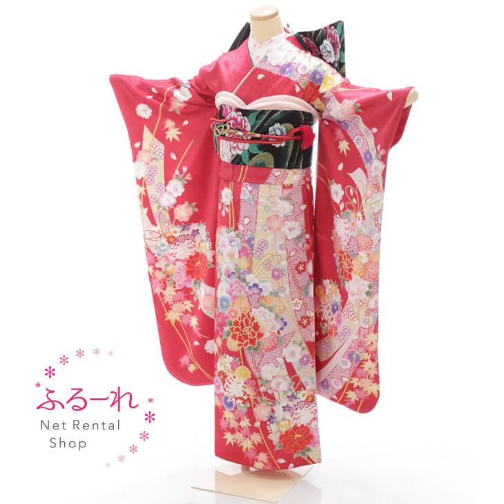 振袖　レンタル／振袖レンタル／振袖レンタル　結婚式／振袖　レンタル　結婚式／結婚式　振袖／振袖　セット／振袖　フルセット／振袖　草履　バッグ／着物　振袖／着物　振袖　レンタル　NRF0104【157cm～166cm】fy16REN07 11,544円