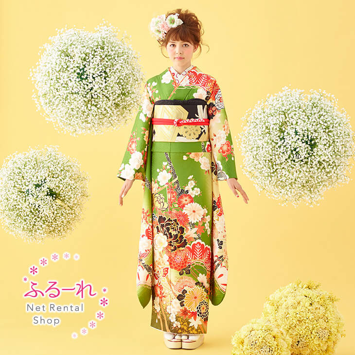 振袖 賃借／振袖賃借／振袖賃借 新作／振袖 賃借 新作／振袖 賃借 ひな形／振袖 仕立てもの／振袖 購入注文賃借 BC216 fy16REN07