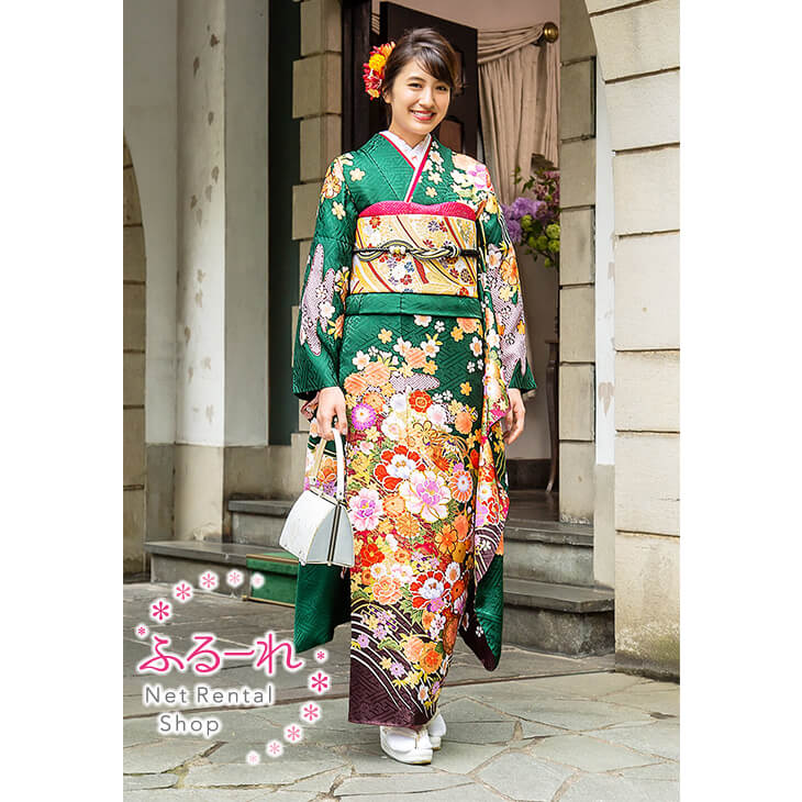 振袖 賃借／振袖賃借／振袖賃借 新作／振袖 賃借 新作／振袖 賃借 ひな形／振袖 仕立てもの／振袖 購入注文賃借 J2902 fy16REN07