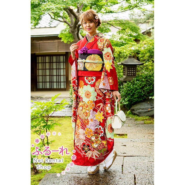 振袖 賃借／振袖賃借／振袖賃借 新作／振袖 賃借 新作／振袖 賃借 ひな形／振袖 仕立てもの／振袖 購入注文賃借 J3901 fy16REN07