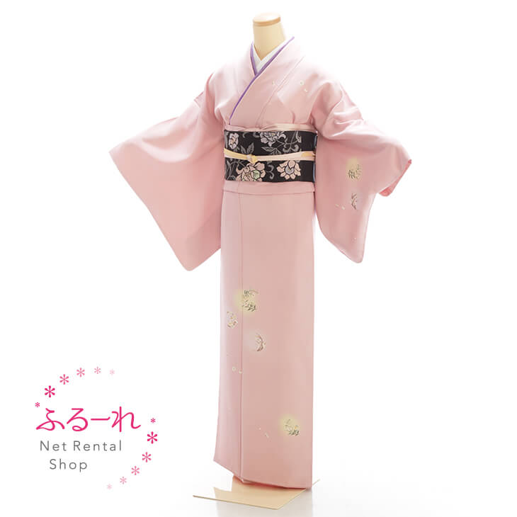 訪問着　レンタル／訪問着レンタル／訪問着　レンタル　正絹／訪問着レンタル　正絹／訪問着　正絹／訪問着　セット／訪問着　フルセット／訪問着　入学式／訪問着　お宮参り／訪問着　七五三　RH0062【157cm~167cm】fy16REN07