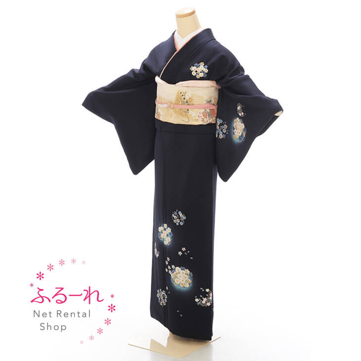 訪問着　レンタル／訪問着レンタル／訪問着　レンタル　正絹／訪問着レンタル　正絹／訪問着　正絹／訪問着　セット／訪問着　フルセット／訪問着　入学式／訪問着　お宮参り／訪問着　七五三　RH0064【157cm~167cm】fy16REN07