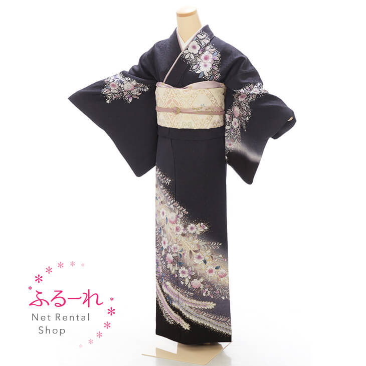 訪問着　レンタル／訪問着レンタル／訪問着　レンタル　正絹／訪問着レンタル　正絹／訪問着　正絹／訪問着　セット／訪問着　フルセット／訪問着　入学式／訪問着　お宮参り／訪問着　七五三【157cm~167cm】fy16REN07
