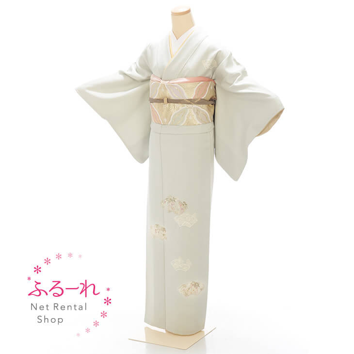 短い訪問着 賃借／短い訪問着賃借／短い訪問着 賃借 正絹／短い訪問着賃借 正絹／短い訪問着 正絹／短い訪問着 書き割り／短い訪問着 フルセット／短い訪問着 はいり込む式／短い訪問着 お宮参り／短い訪問着 七五三【155珊~165珊】fy16REN07