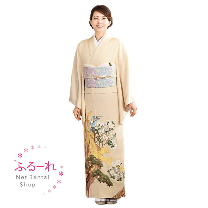 桂由美 琳派の調べ／訪問着　レンタル／訪問着レンタル／訪問着　レンタル　正絹／訪問着レンタル　正絹／訪問着　正絹／訪問着　セット／訪問着　フルセット／訪問着　入学式／訪問着　お宮参り／訪問着　七五三　RH0150【150cm~165cm】fy16REN07