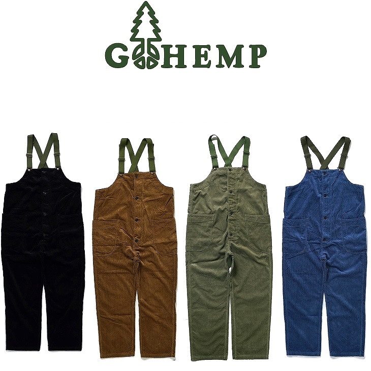 【貨物輸送無料】【MEN\u0027S】GOHEMP （ゴーヘンプ）TUBE VENDOR ALL PANTS チューブベンダーオールパンツ（HEMP/COTTON CORDUROY）40年月日のUSN N-1 甲板ズボン下を青写真軍事基地にベンダーポケットを施したオーバーオールパンツ 今日このごろ的な影ぼうし2021 FALL \u0026 WINTER COLLECTION