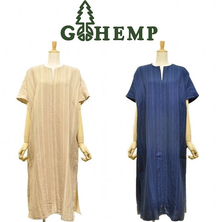 超激安 楽天市場 送料無料 Women S Gohempゴーヘンプ Marrakech Op マラケシワンピ ス New Arrivals 21 開き過ぎないスッキリとしたvネックのシンプルなロングワンピース ヘンプウェア Fool The Hermit 安心の定価販売 Advance Com Ec