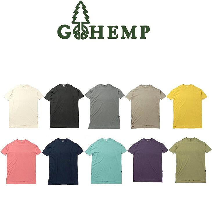 【送料無料】【WOMEN'S】GOHEMP WOMAN LARGE ONE PIECE ゴーヘンプの定番ベーシックから新作ウーマンラージワンピース 身巾が広くたっぷりとした着用感のワンピースドロップショルダーによる五分袖が特徴 ヘンプとオーガニックコットンの柔らかな肌触 春夏ワンピース