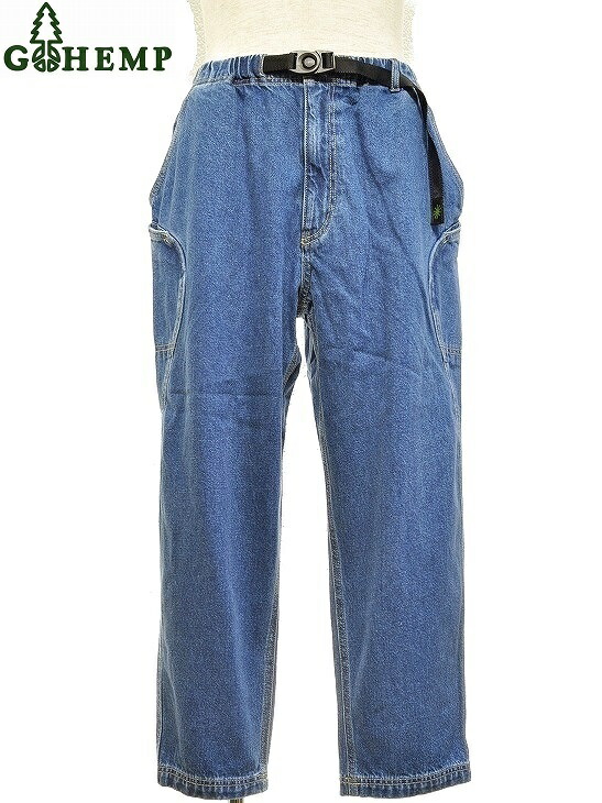【貨物輸送無料】【MEN\u0027S】GOHEMP （ゴーヘンプ）HIGH EXPLORER PANTS (USED WASH)エキスプローラーパンツ 程よい肉厚の12薬局衡オンスの定番ジーンズ出どころHEMP COTTON DENIMを当てはめるした傍えの隠しが目立った特徴のジーンズズボン下