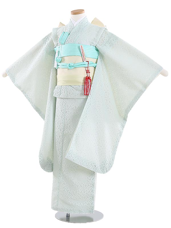 753 着物 七五三 7歳着物 レンタル フルセット はいばら ブランド着物 白