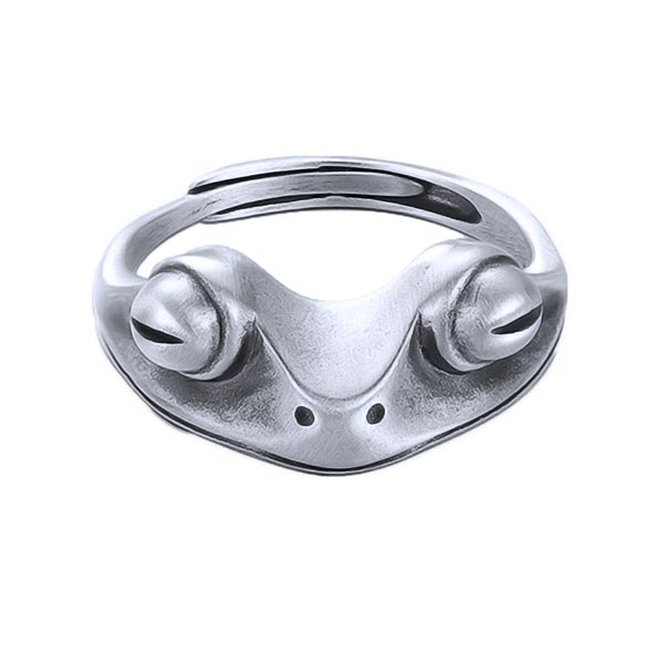 カエルデザイン シルバーリング 楽天市場】【普通郵便発送】【楽天1位30冠達成】 リング 上半身カエル