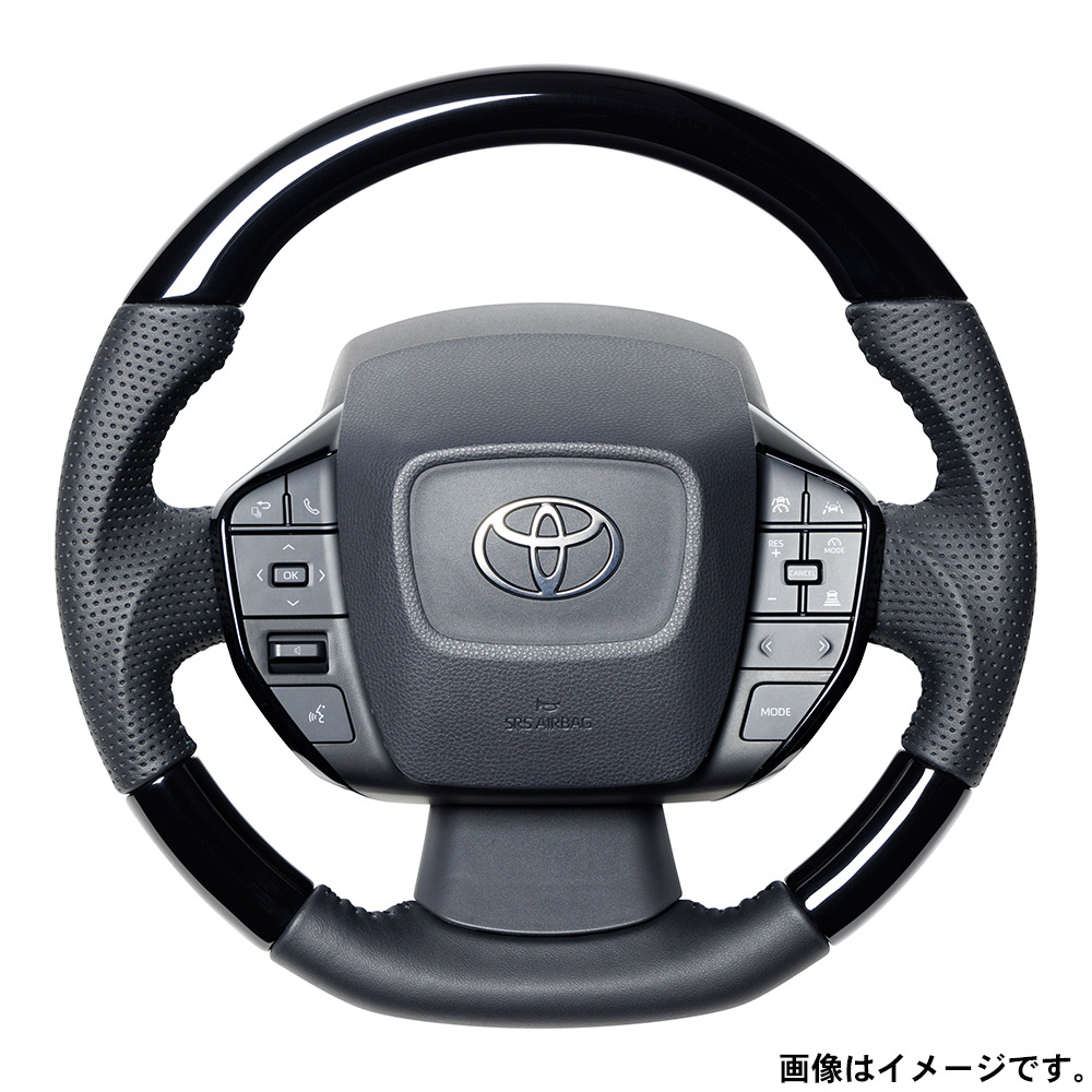 R*S様 美品　REAL プレミアムシリーズ　ピアノブラックステアリング　TYA 楽天市場】REAL レアル ステアリング【プリウス(60系)※X&G