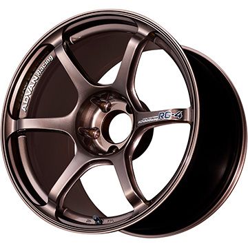 【新品国産車用5穴114.3】 夏タイヤ ホイール4本セット 225/40R18 ヨコハマ ブルーアース GT AE51 ヨコハマ アドバンレーシング RG-4 8.5J 18インチ(送料無料)