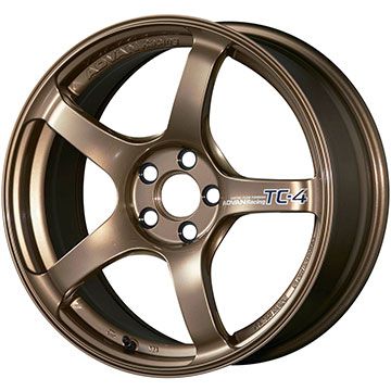 【新品国産車用5穴100】 夏タイヤ ホイール4本セット 215/45R17 ヨコハマ ブルーアース GT AE51 ヨコハマ アドバンレーシング TC-4 for GR86/BRZ CUP 7.5J 17インチ(送料無料)|フジ スペシャルセレクション