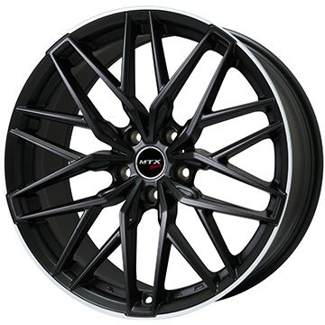 【新品】輸入車用 BMW 1シリーズ（F70） スタッドレスタイヤ ホイール4本セット 225/45R18 ブリヂストン ブリザック WZ-1 ビッグウエイ EURO BAHN ニュルブルグMTX(マットブラック/リムポリッシュ) 8J 18インチ(送料無料)