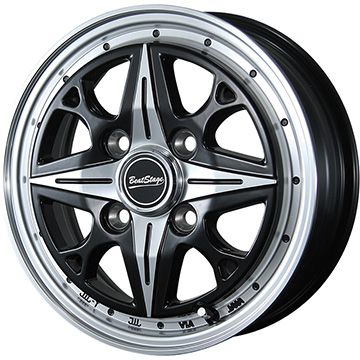 【新品 軽自動車】軽トラ 軽バン 夏タイヤ ホイール4本セット 145/80R12 80/78Q グリップマックス スタチャー HC-V RWL（限定） ブレスト ビートステージ NS-C 4J 12インチ(送料無料)