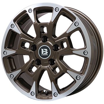 【新品】デリカD5 夏タイヤ ホイール4本セット 225/70R16 ヨコハマ ジオランダー X-AT G016 WL ビッグウエイ B-LUGNAS BRD(ブロンズポリッシュ) 6.5J 16インチ(送料無料)