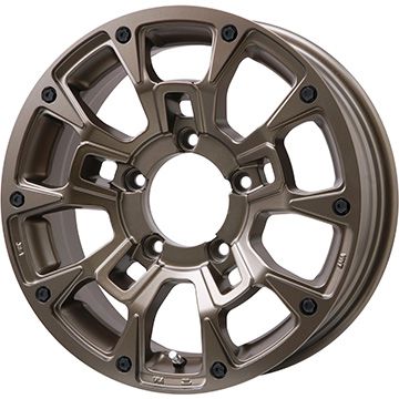 【新品】ジムニーシエラ/ジムニーノマド スタッドレスタイヤ ホイール4本セット 215/70R16 ミシュラン エックスアイス スノー SUV ビッグウエイ B-LUGNAS BRD(マットブロンズ) 5.5J 16インチ(送料無料)