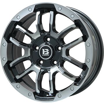 【新品】デリカD5 夏タイヤ ホイール4本セット 215/70R16 ヨコハマ ジオランダー X-AT G016 RBL ビッグウエイ B-LUGNAS FRD(ブラックポリッシュ/ブラッククリア) 6.5J 16インチ(送料無料)｜フジ スペシャルセレクション