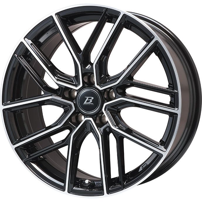 【新品国産車用5穴114.3】 夏タイヤ ホイール4本セット 205/65R16 ダンロップ ルマン V+(ファイブプラス) ブランドルライン ヴァレーゼ ブラックポリッシュ 6.5J 16インチ(送料無料)