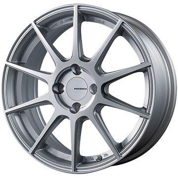 【新品国産車用4穴100】 夏タイヤ ホイール4本セット 195/50R16 ダンロップ エナセーブ EC205 ブリヂストン ポテンザ SW010 6.5J 16インチ(送料無料)