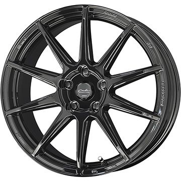 【新品国産車用4穴100】 夏タイヤ ホイール4本セット 195/55R16 ヨコハマ ブルーアース ES32 共豊 サーキュラー C10R 6.5J 16インチ(送料無料)